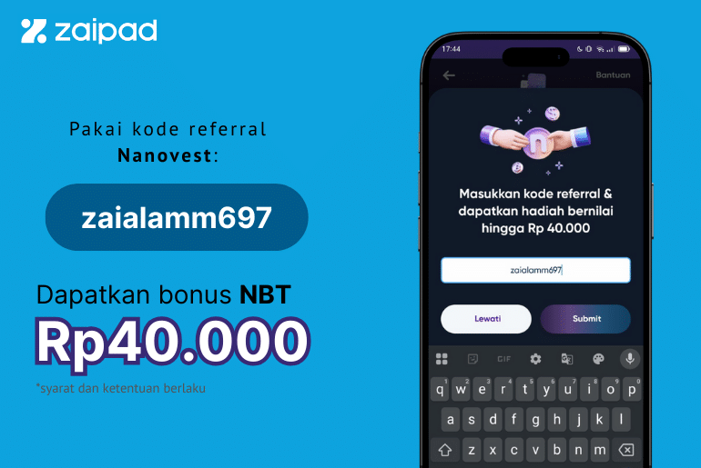 Kode referral Nanovest