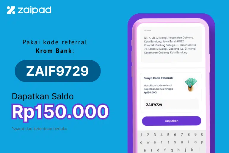 Kode Referral Krom Bank